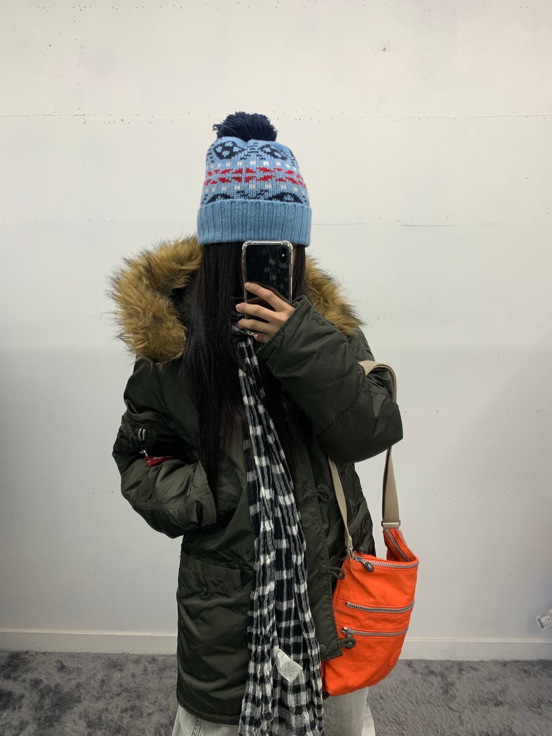 재패니즈 소라 방울 비니 상품이미지1