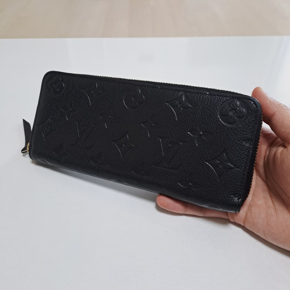 [100%/정품] 루이비통 앙프렝뜨 클레망스 장지갑 블랙, 루이비통지갑 상품이미지2