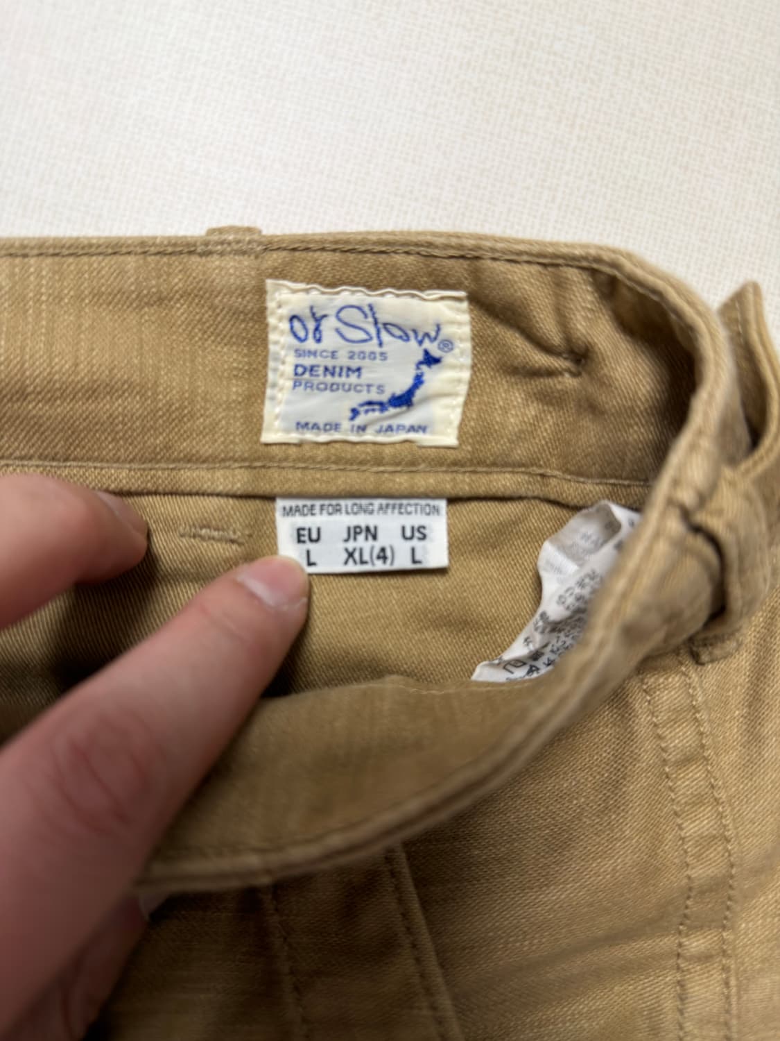 오어슬로우 퍼티그팬츠 XL 상품이미지3