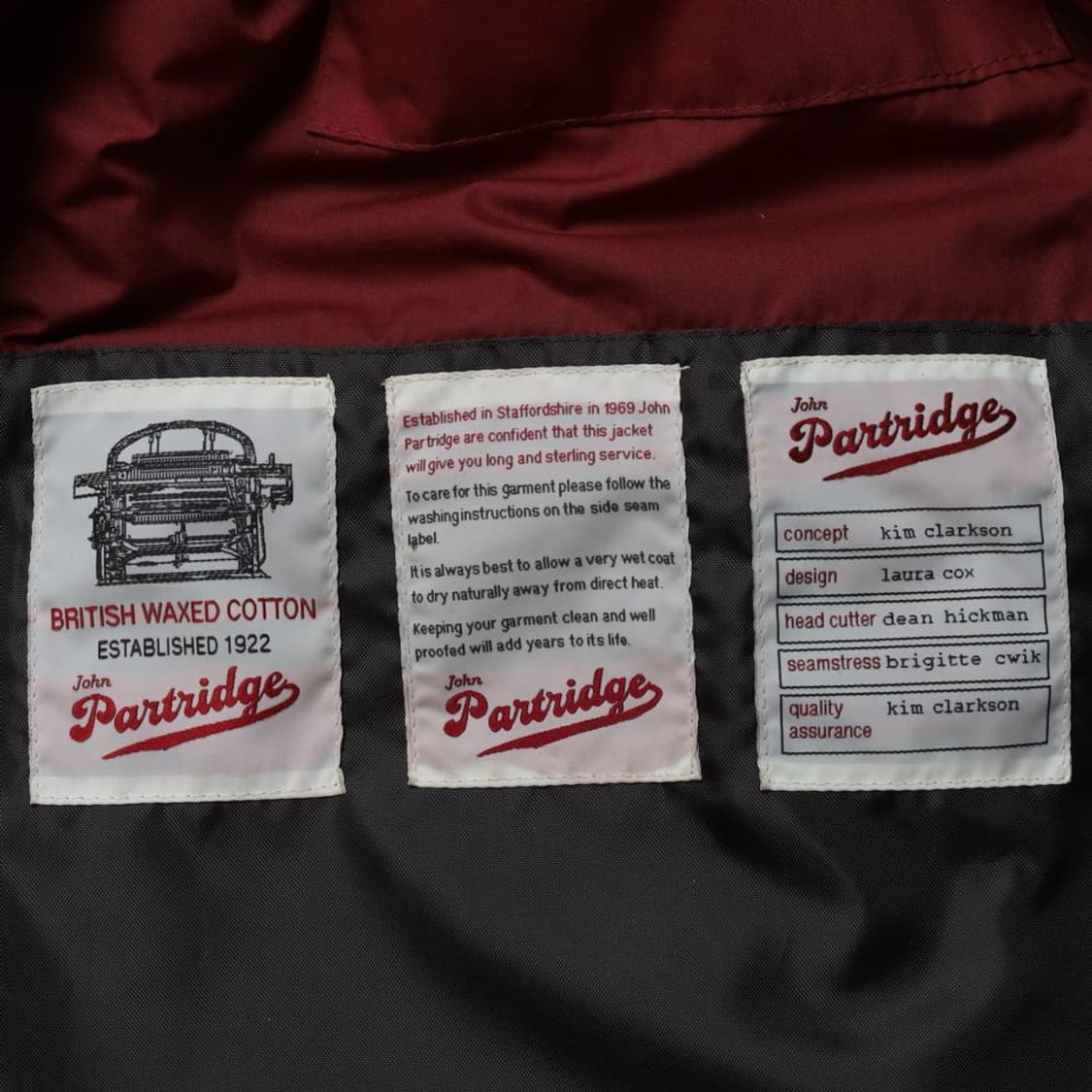 존파트리지 John Partrige Waxed Jacket 

 상품이미지8