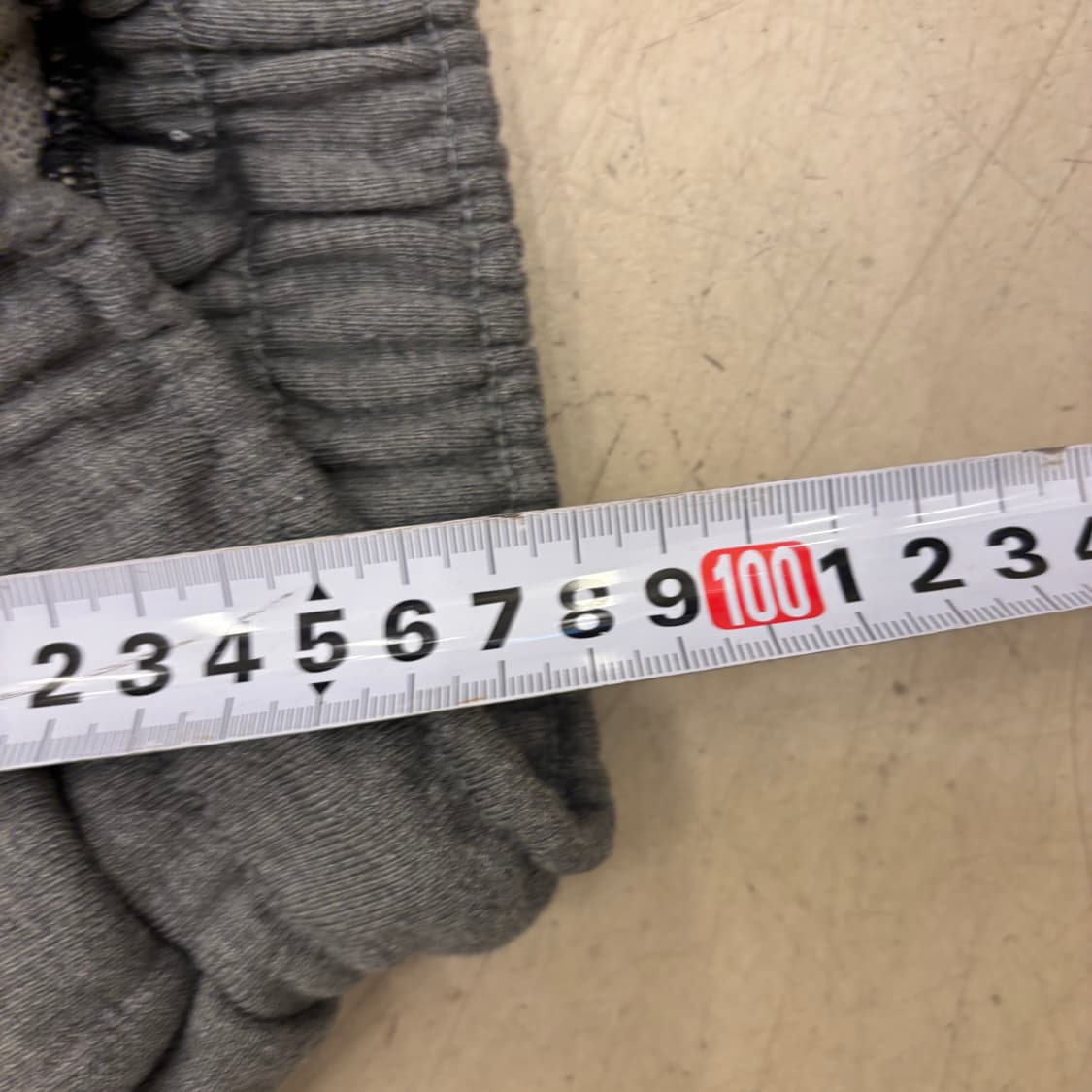 그레이 스트링 와이드 트레이닝 팬츠 상품이미지3