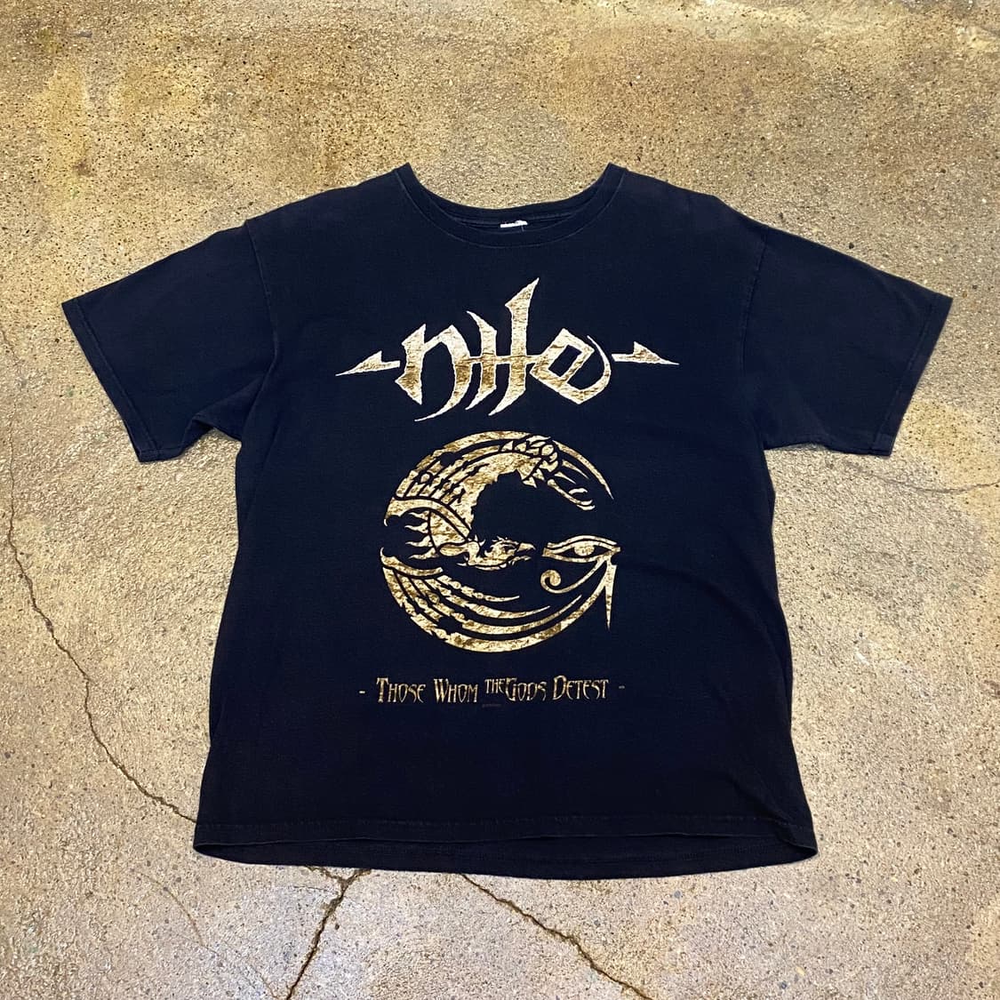 미국 빈티지 밴드 나일 NILE 투어 굿즈티 락티셔츠 반팔티 상품이미지1