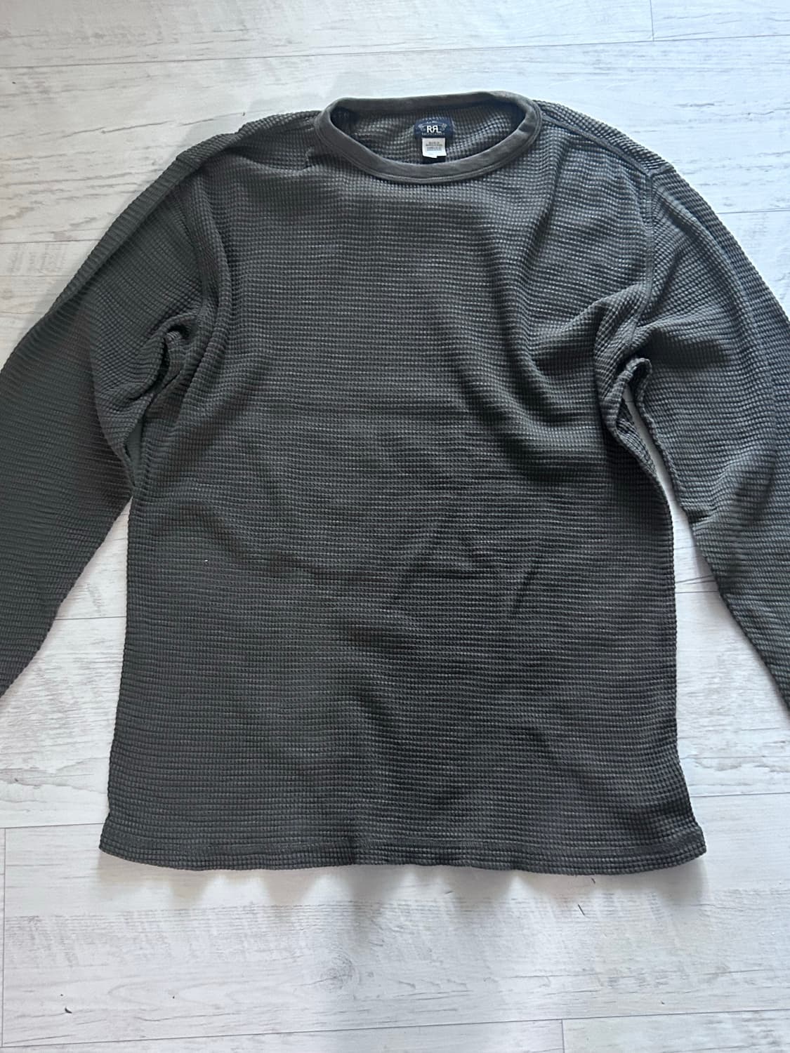 RRL 와플 롱슬리브 브라운 L 상품이미지2