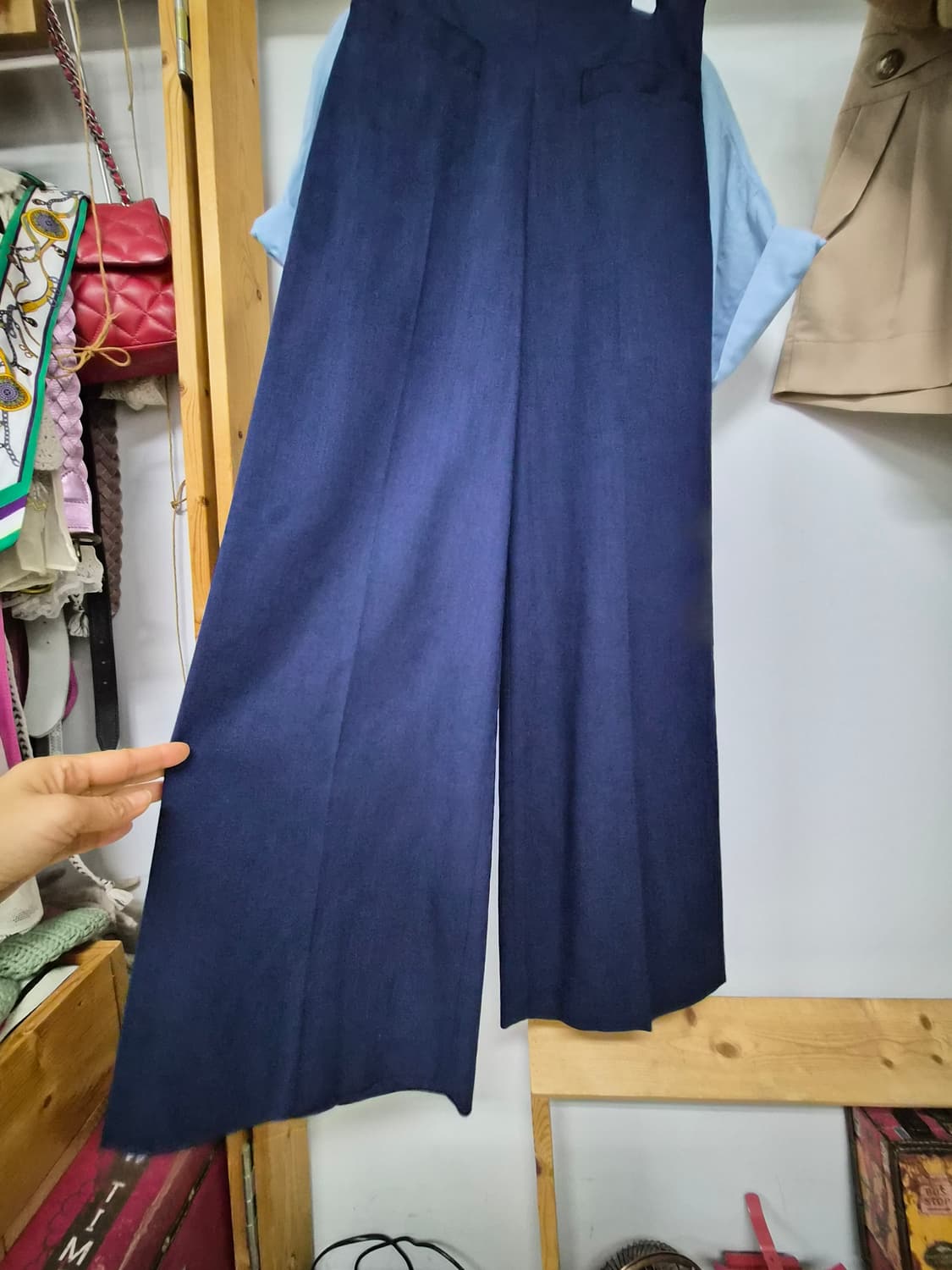 마쥬 루즈핏 셔츠블라우스. 산드로  레이온 슬랙스 상품이미지8