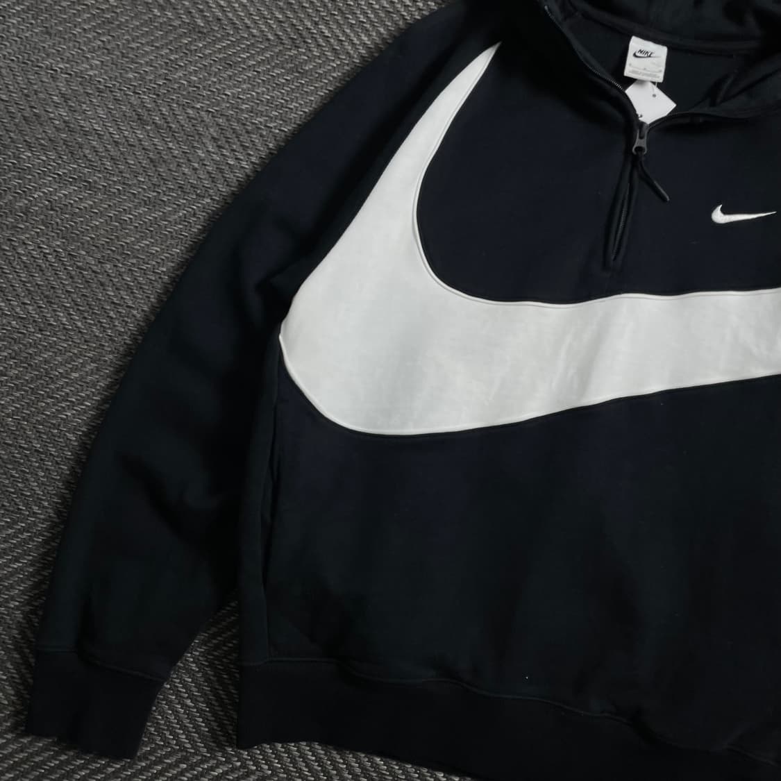 나이키 빅스우시 로고 하프 집업 후드 티셔츠o 4340 상품이미지3