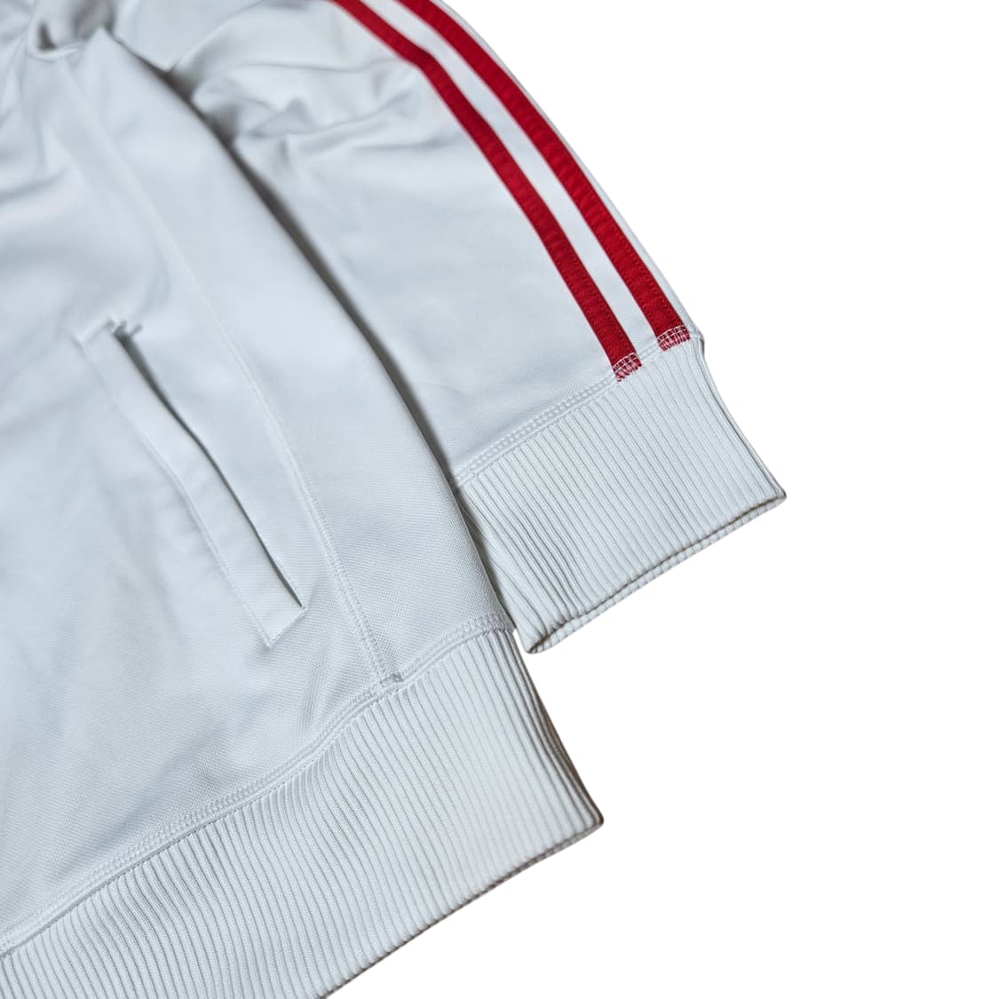 아디다스 맨유 트랙 자켓 화이트 (M) 상품이미지5
