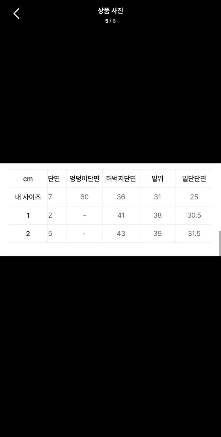 1사이즈 ) 포스센스티브 매시브 워싱 블랙 카고 데님팬츠 상품이미지5