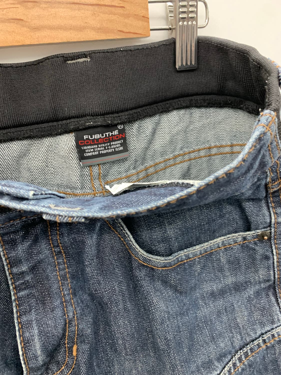 후부 데님 팬츠 상품이미지6