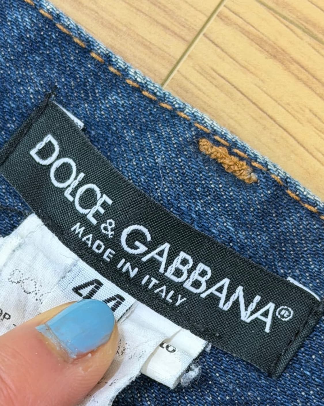 돌체앤가바나 진청 데님 빈티지 상품이미지3