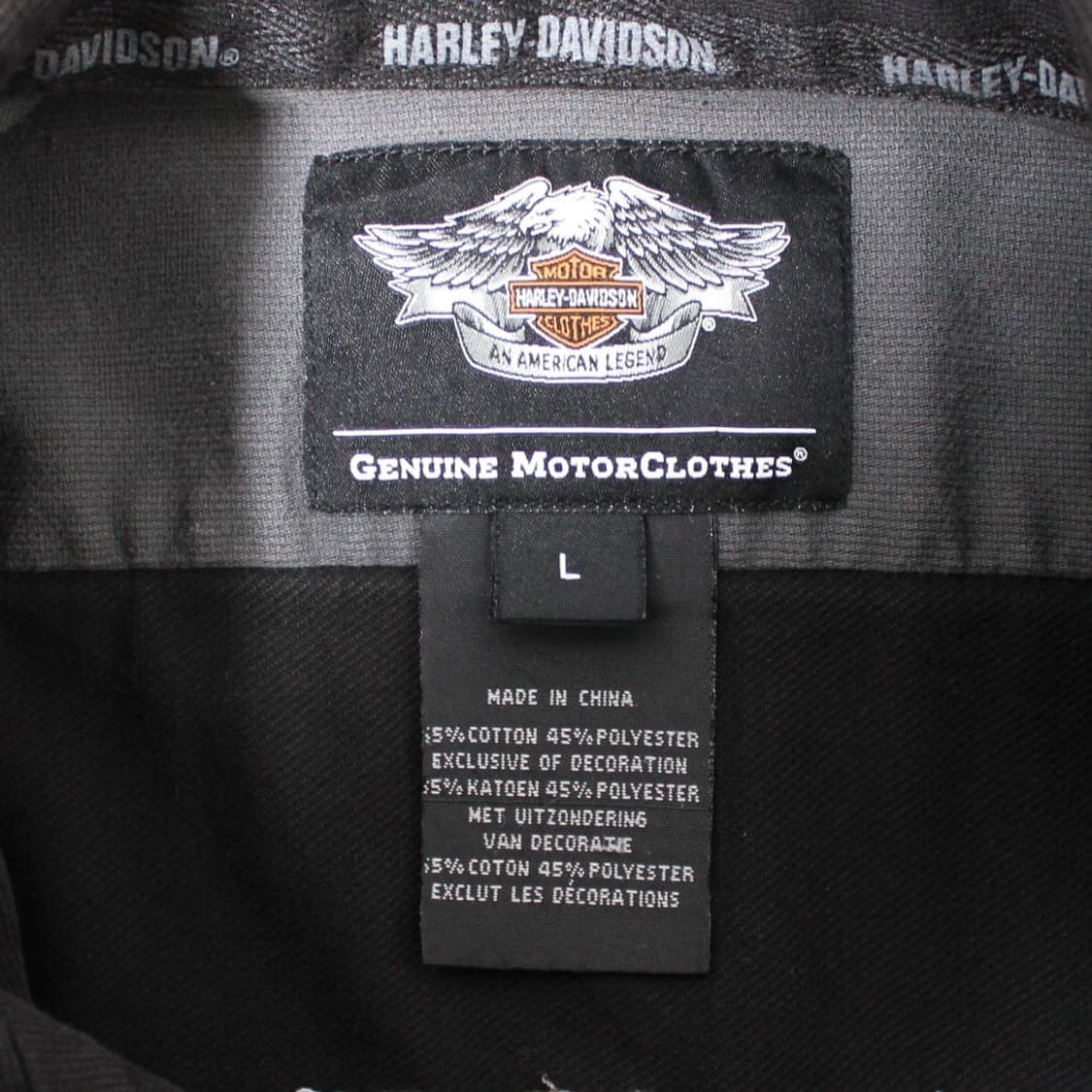 00's Harley-Davidson 할리 데이비슨 레이싱 워크셔츠 상품이미지7