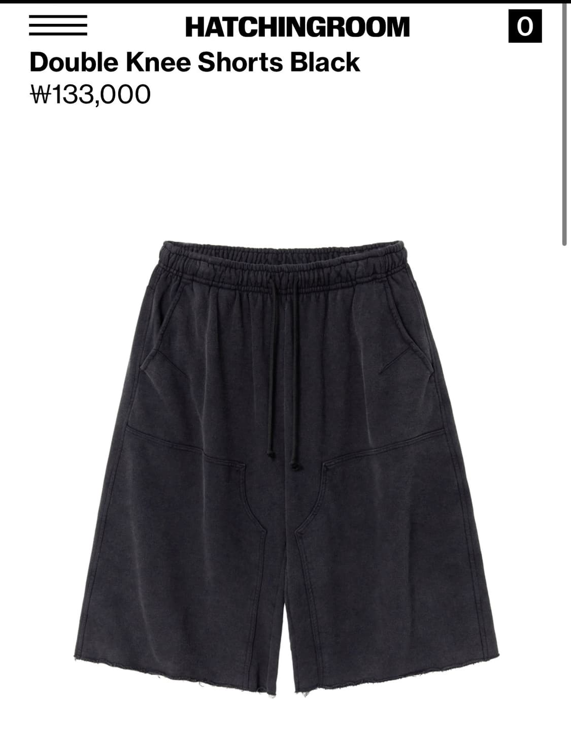 (4)해칭룸 더블니 쇼프 블랙 상품이미지1