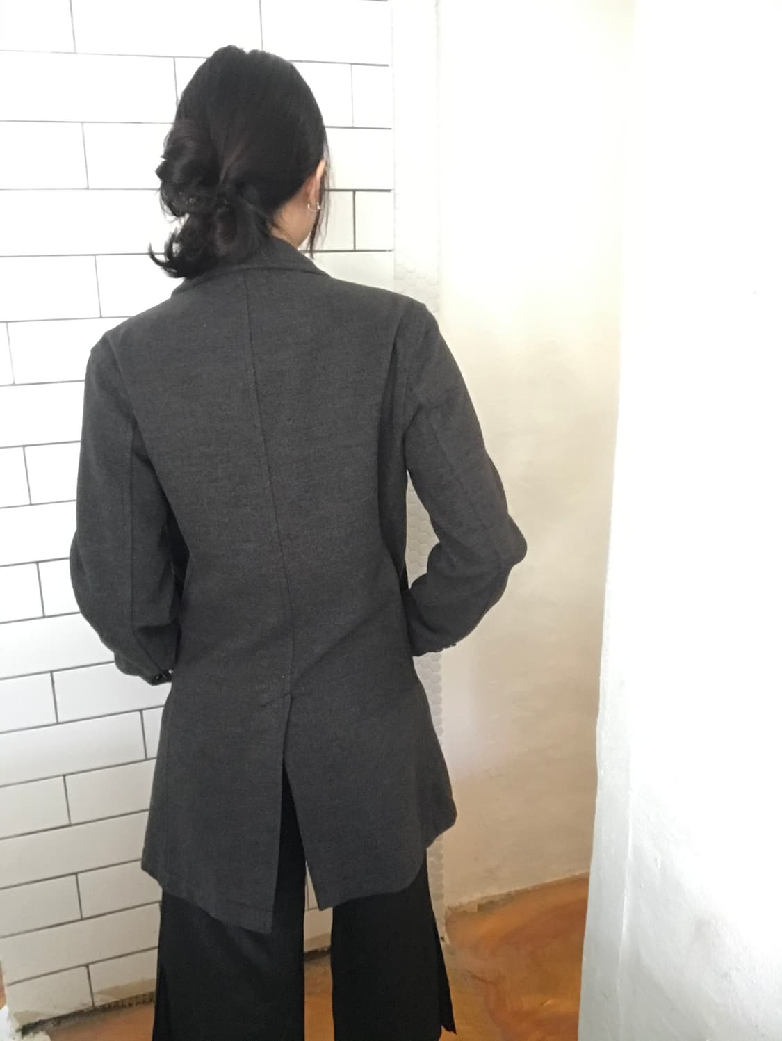  빔즈 하트 슬림핏 울 코트 상품이미지8