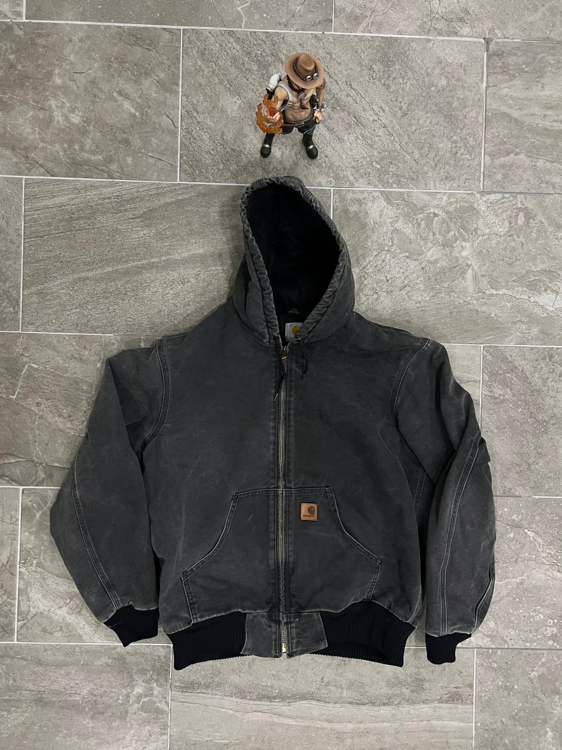 (M) 칼하트 후드 덕 액티브 자켓 J130 BLK 블랙 상품이미지1