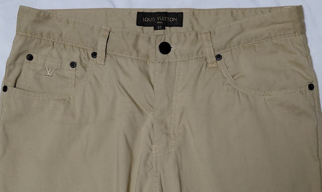 [희귀/정품] 루이비통 x 프라그먼트 디자인 협업 코튼 치노 팬츠 32 상품이미지1