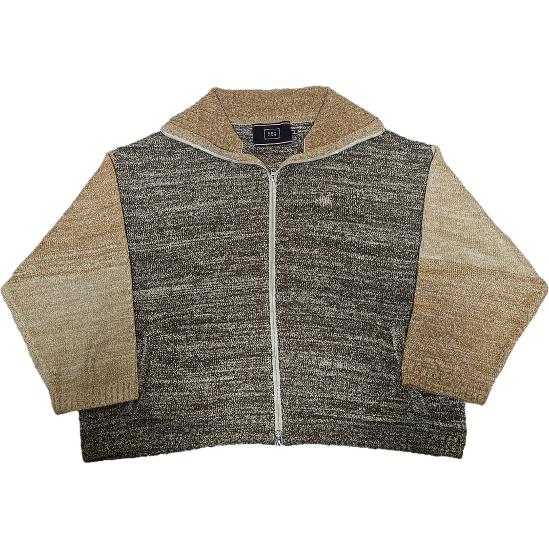 [로맨틱크라운] 부클 니트 집업 상품이미지1