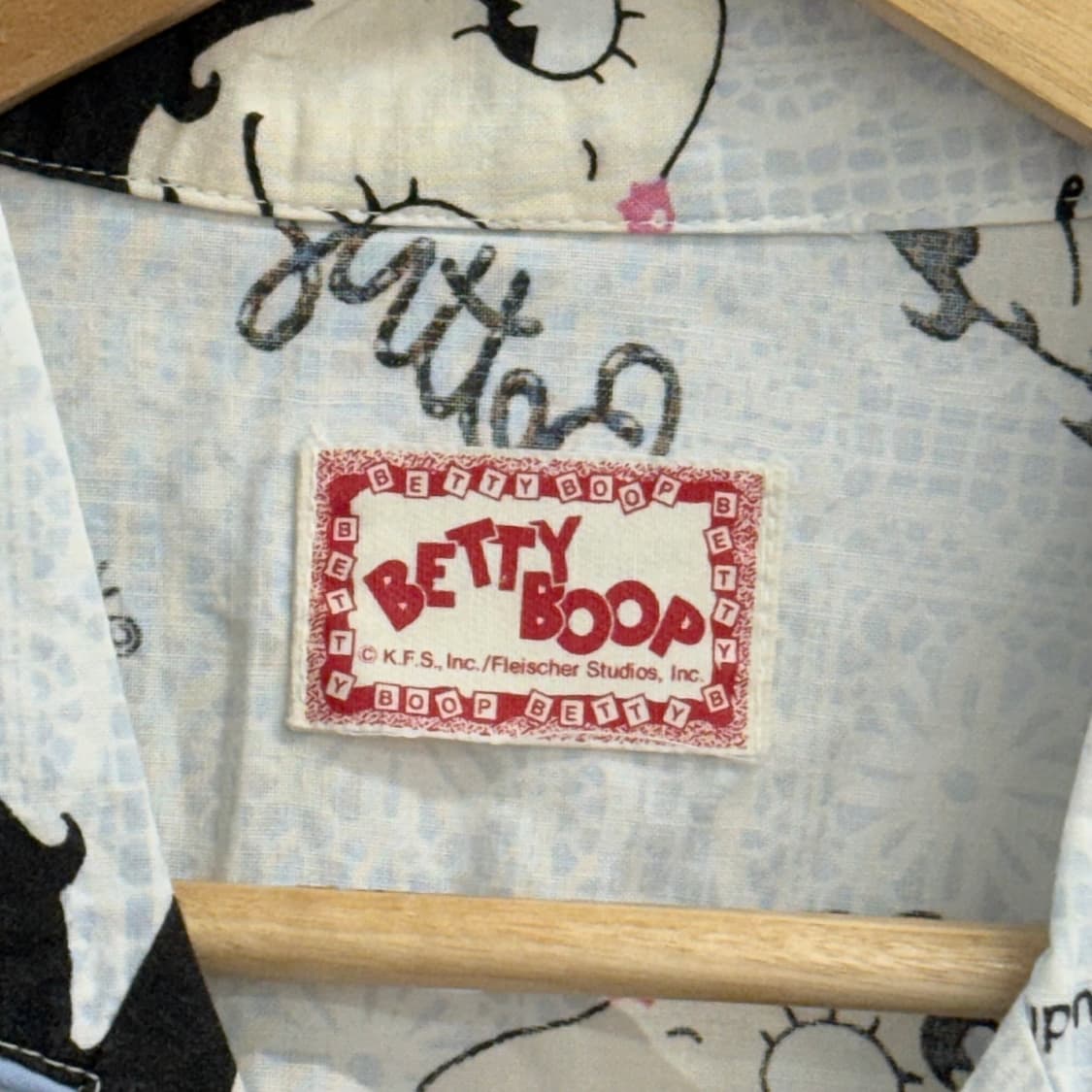 베티붑 betty boop japan 파자마 프린팅 셔츠 상품이미지2