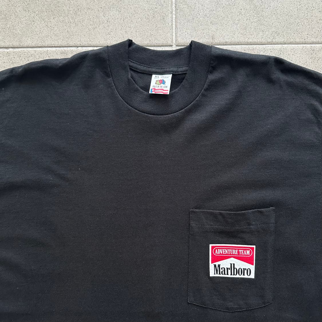 90s 빈티지 말보로 티셔츠 코요테 XL 데드스탁 상품이미지4