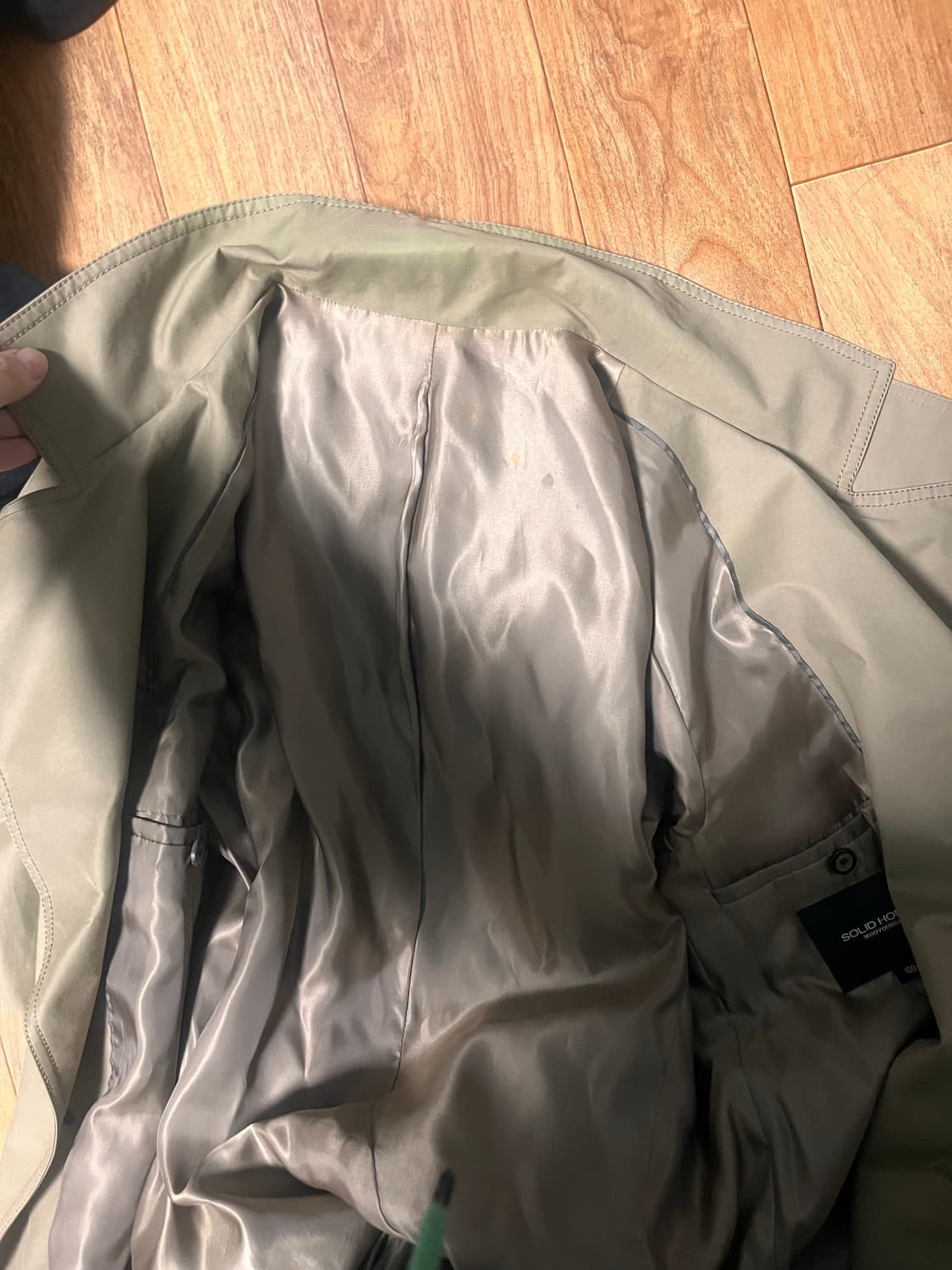 솔리드옴므 트렌치코트48 상품이미지6