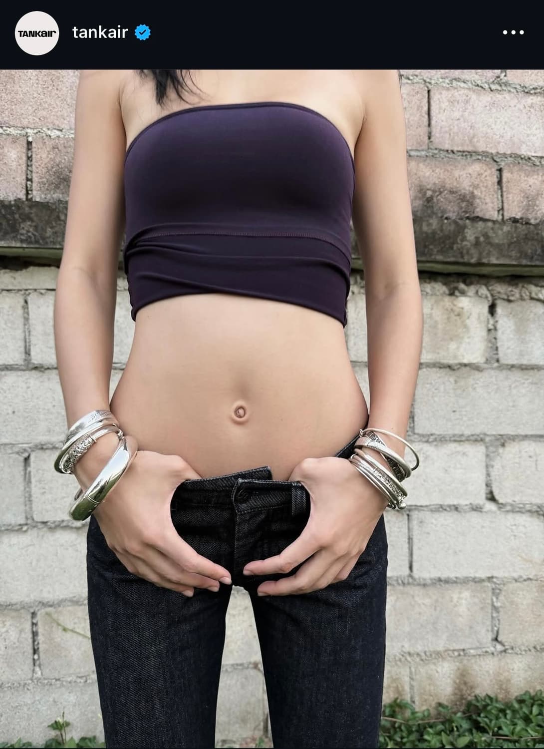 탱크에어 로우라이즈 indigo jeans 상품이미지1