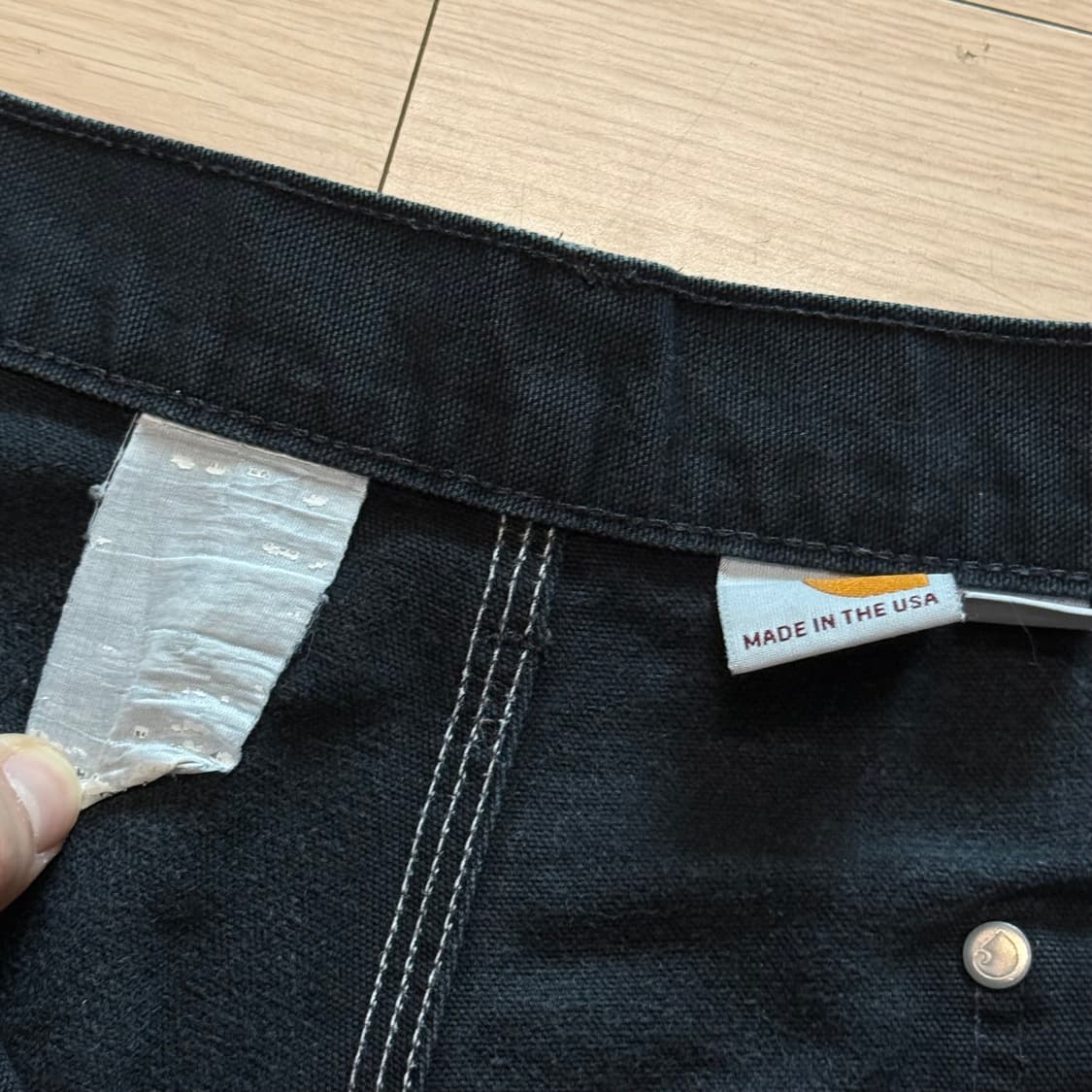 38) 빈티지 칼하트 더블니 블랙 팝니다 상품이미지9