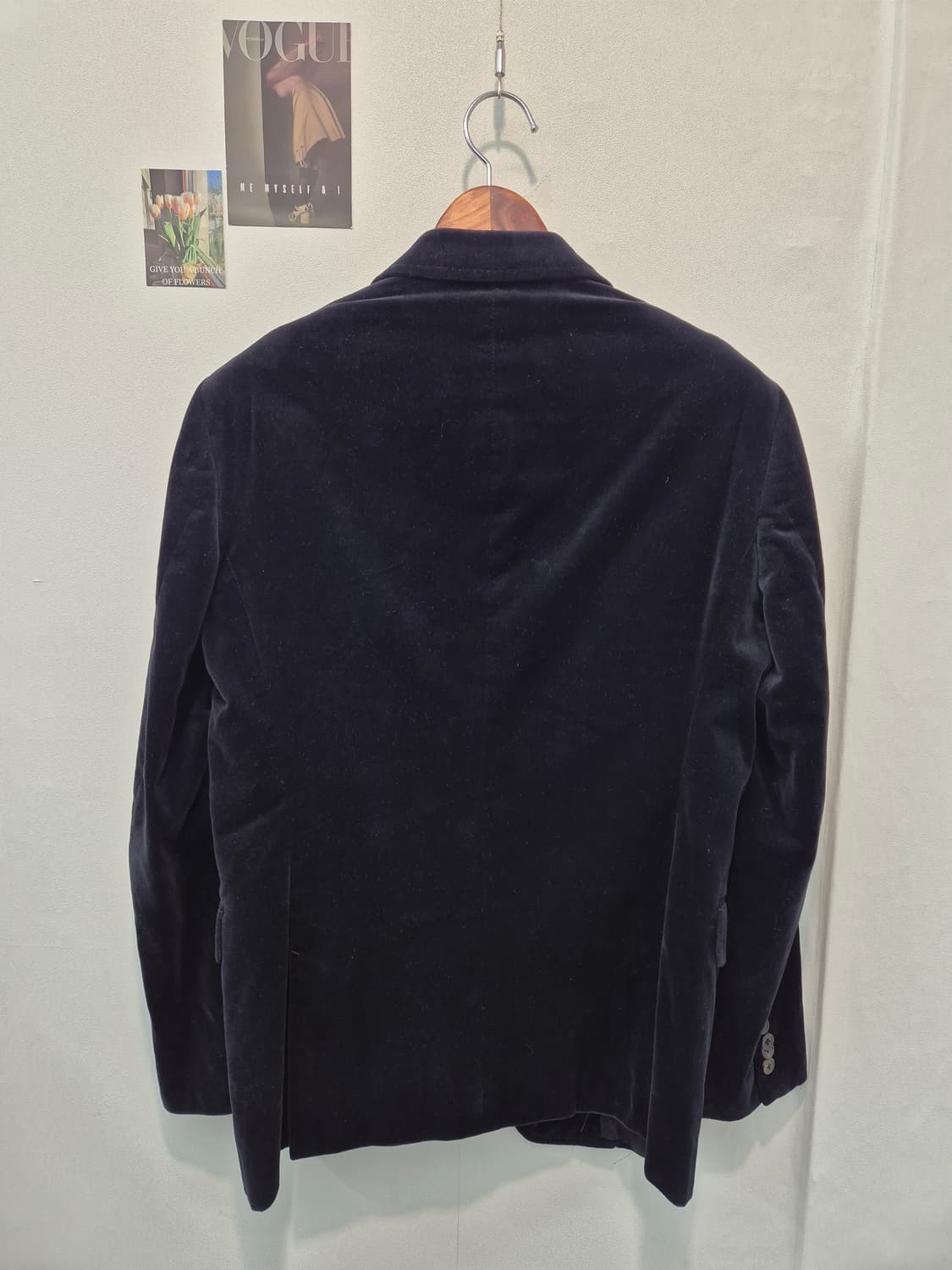 TIME 포스트모던 의 남성 벨벳 자켓 100
사이즈  상품이미지3