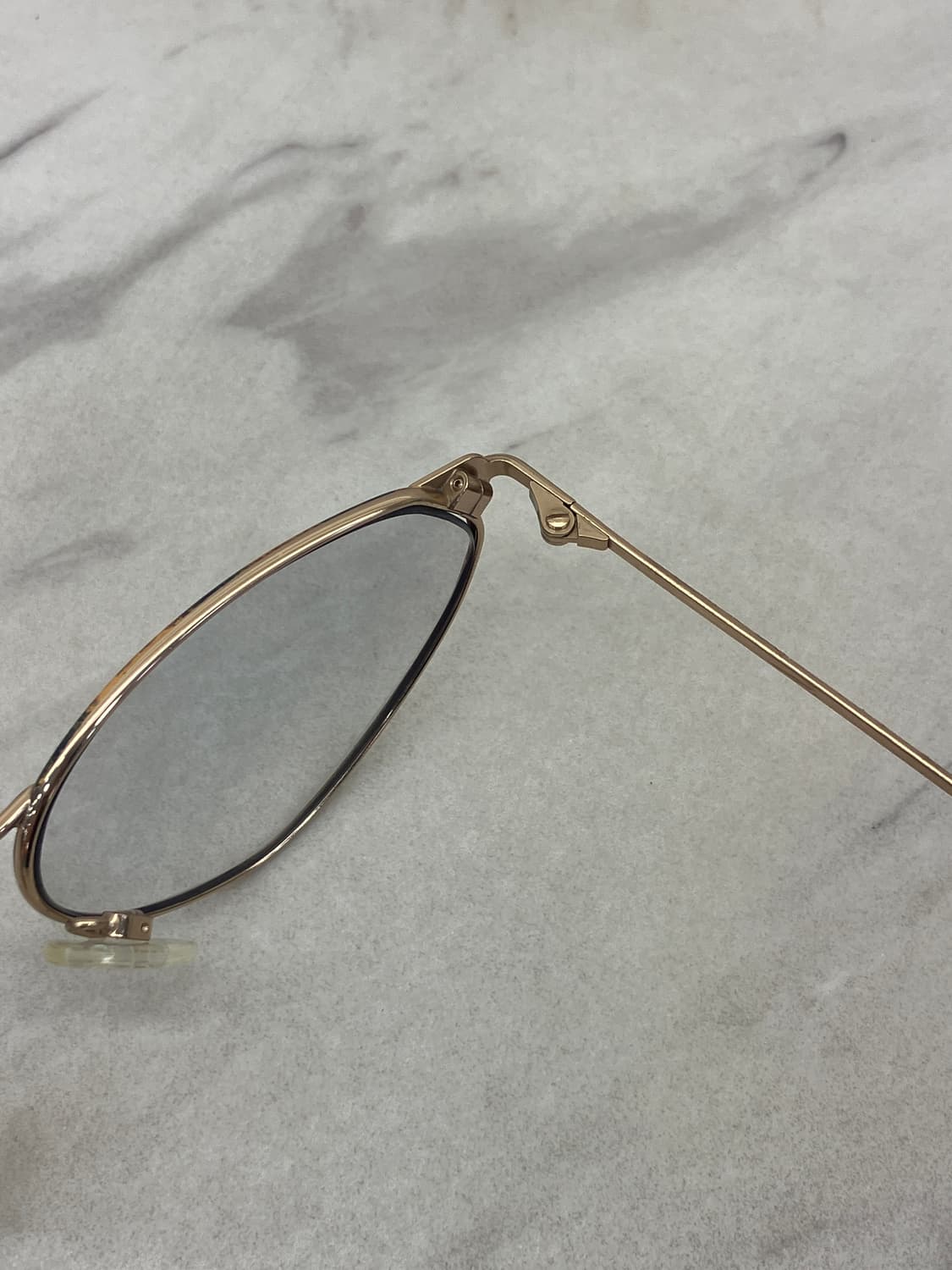 로덴스톡 RODENSTOCK 엔틱 레오파드 골드 캣아이쉐입 메탈테 안경 상품이미지3