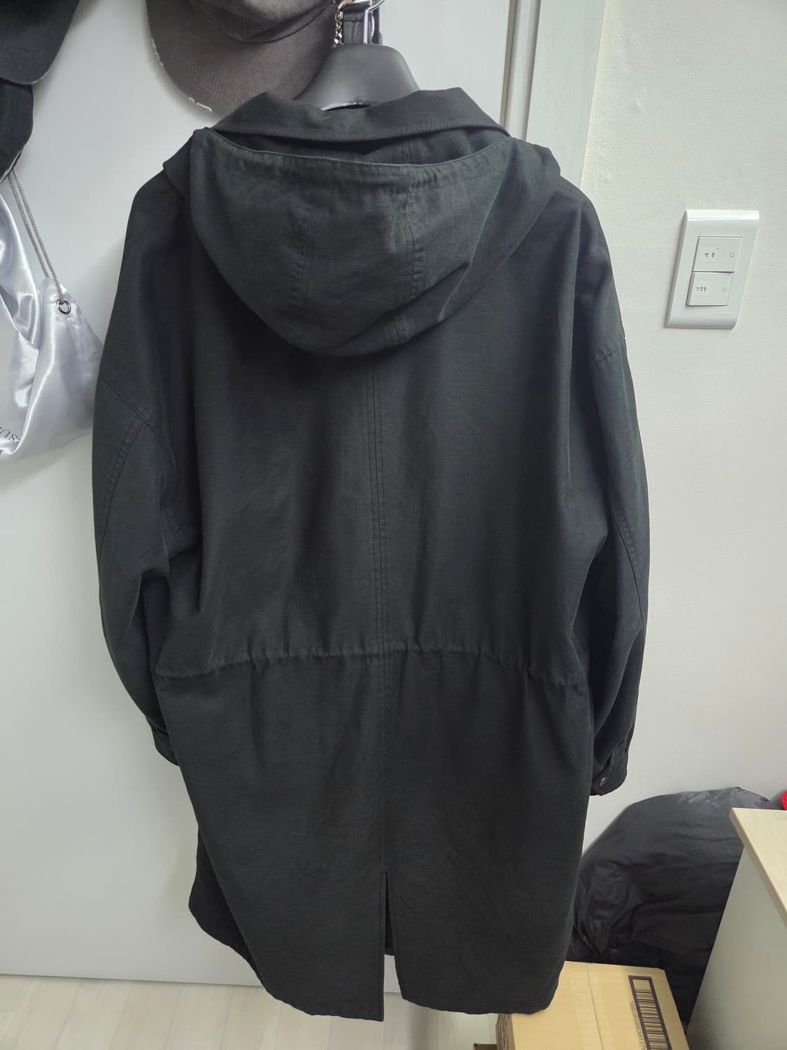 벨리에 센티널 후디드 필드 파카 - 워시드 블랙 04(100) 상품이미지4