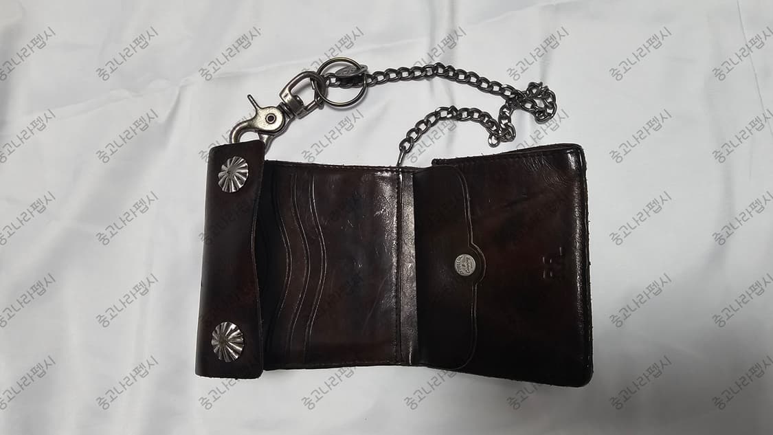 RRL 더블알엘 콘초 레더 체인 월렛 상품이미지2