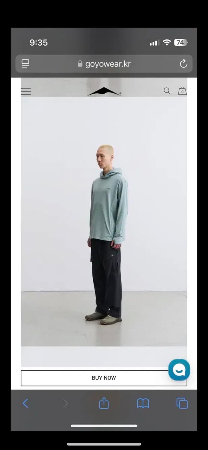 고요웨어 후디 후드 에어리 L 라지 상품이미지1