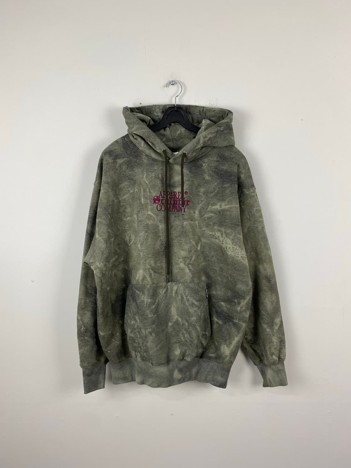 스컬프터 타이다이 스펠아웃 기모 후드티 상품이미지1