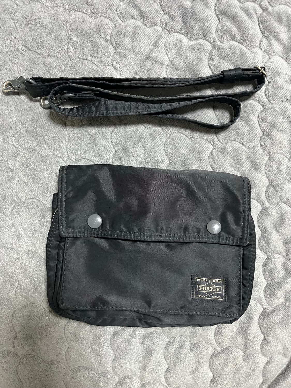 Porter 요시다 포터 탱커 스냅 숄더백 블랙 상품이미지1