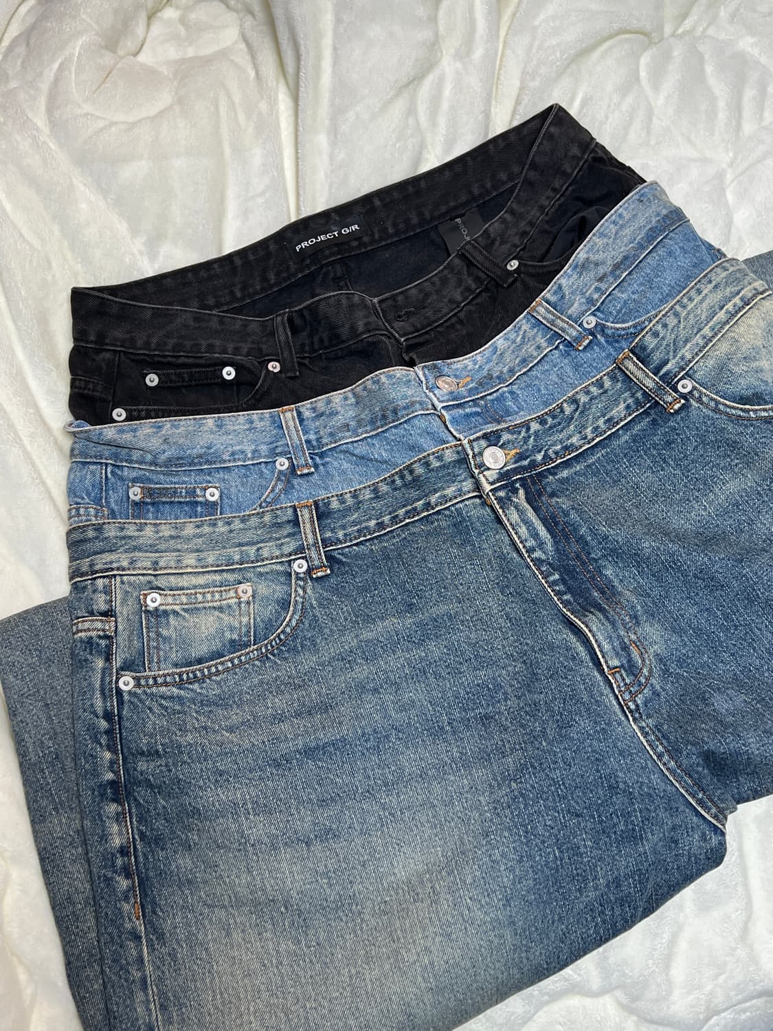 프로젝트 gr 레이어드 데님 3사이즈  상품이미지1
