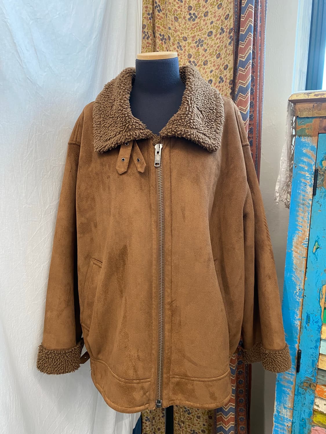 MURUA 브라운 스웨이드 무스탕  상품이미지2