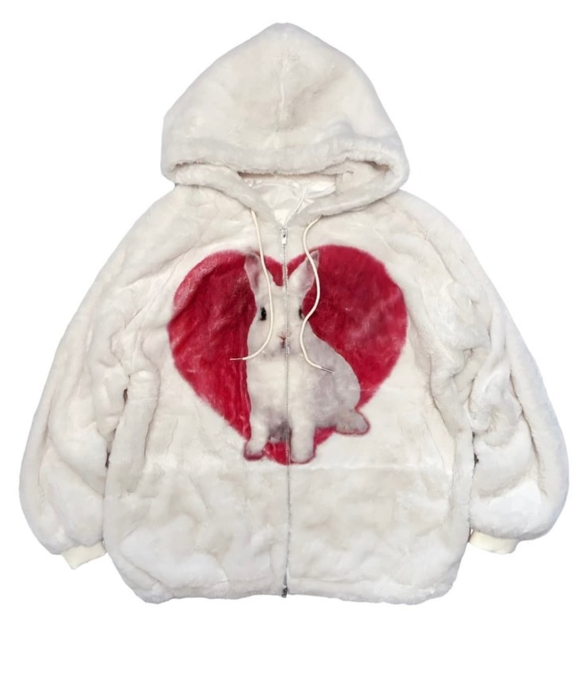 Kater 카터 토끼 퍼 후드집업 상품이미지1