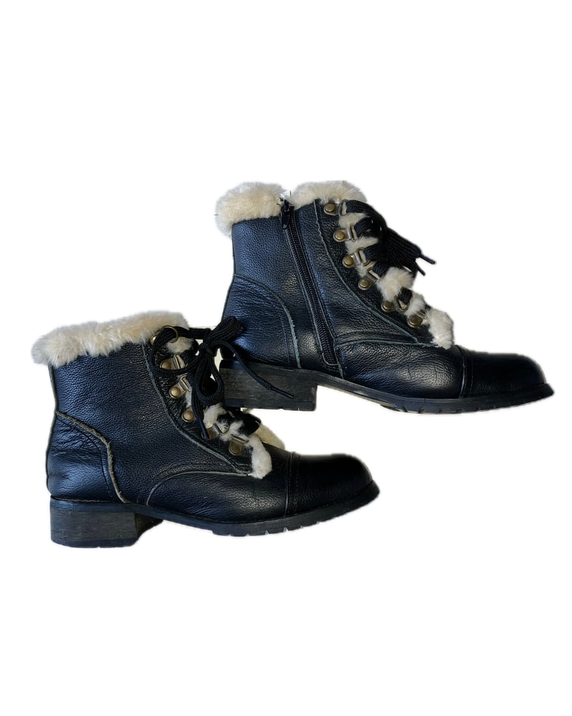 Ivory Fur detail boots 상품이미지4