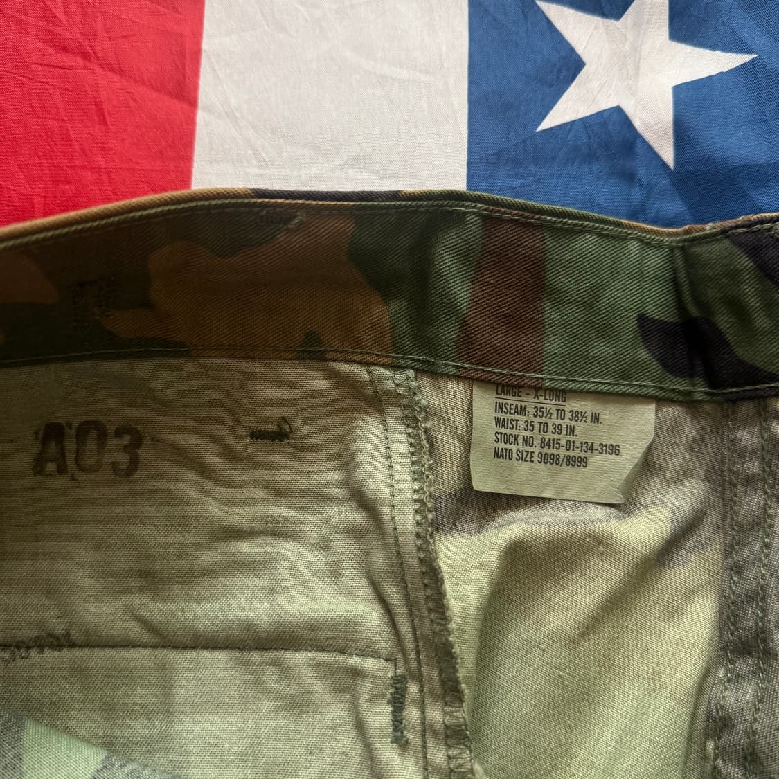 [military] 밀리터리 og 오리지널 우드랜드 팬츠 상품이미지3