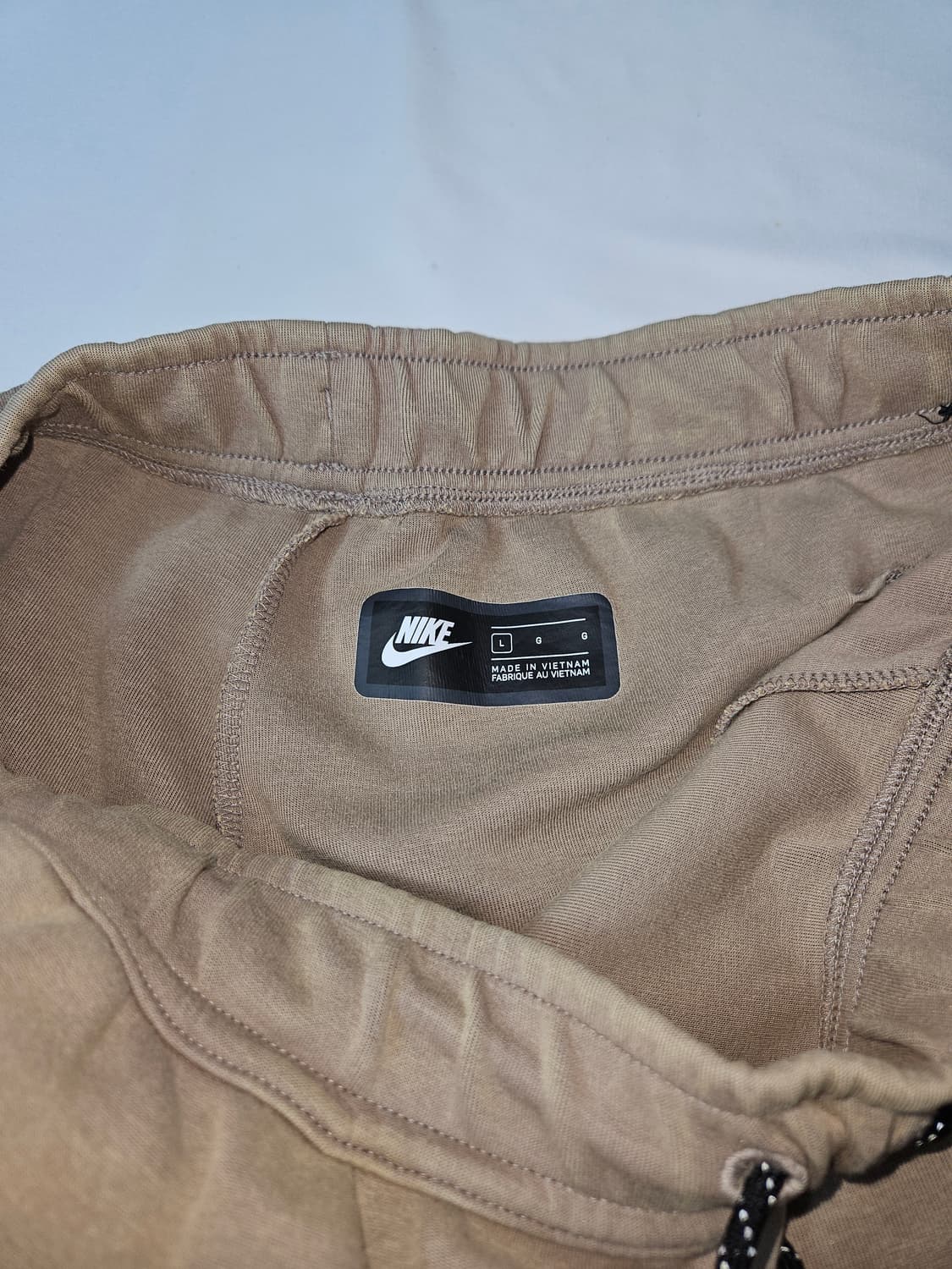 나이키 워시드 테크팩 테크플리스 숏팬츠 반바지 샌드컬러 L 해외판 상품이미지5