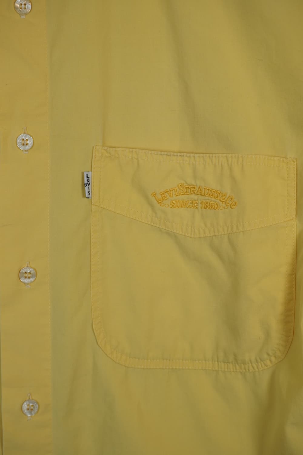  90s 리바이스 옐로우 더블 포켓 셔츠 Levi’s 상품이미지5