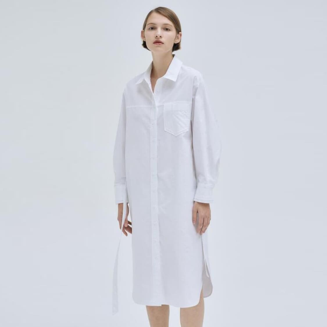 닐바이피(NILBY P) 베이직 셔츠원피스 프리사이즈 상품이미지2