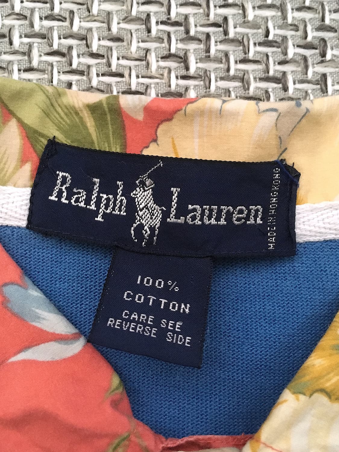 90s Hawaiian collar boxed-fit rugbyshirt 상품이미지2