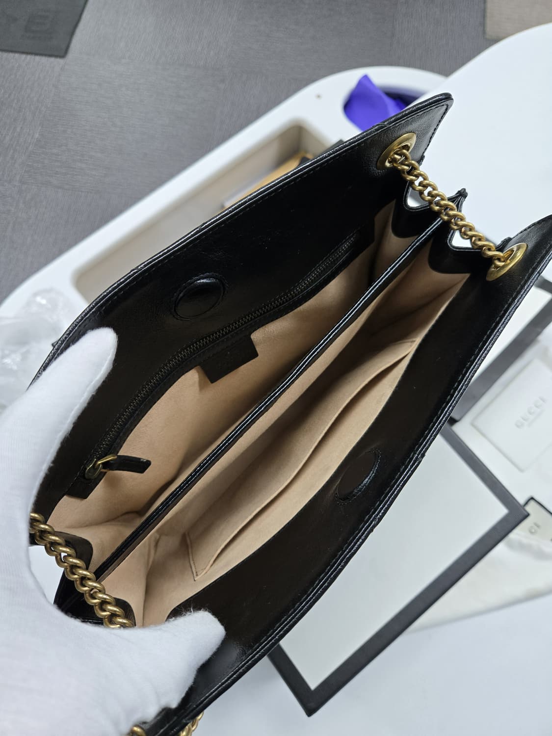 [A급컨디션]구찌 마몬트 마틀라세 숄더백 상품이미지5