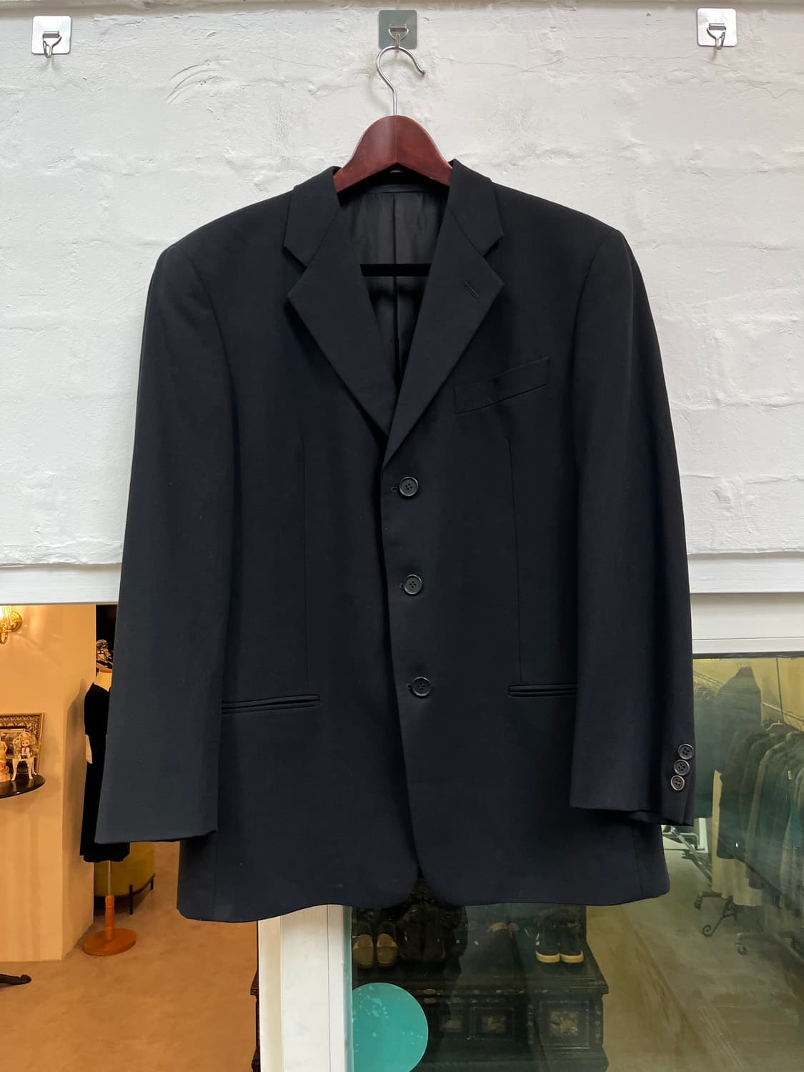 Giorgio Armani 블랙 정장 블레이저 50R 상품이미지1