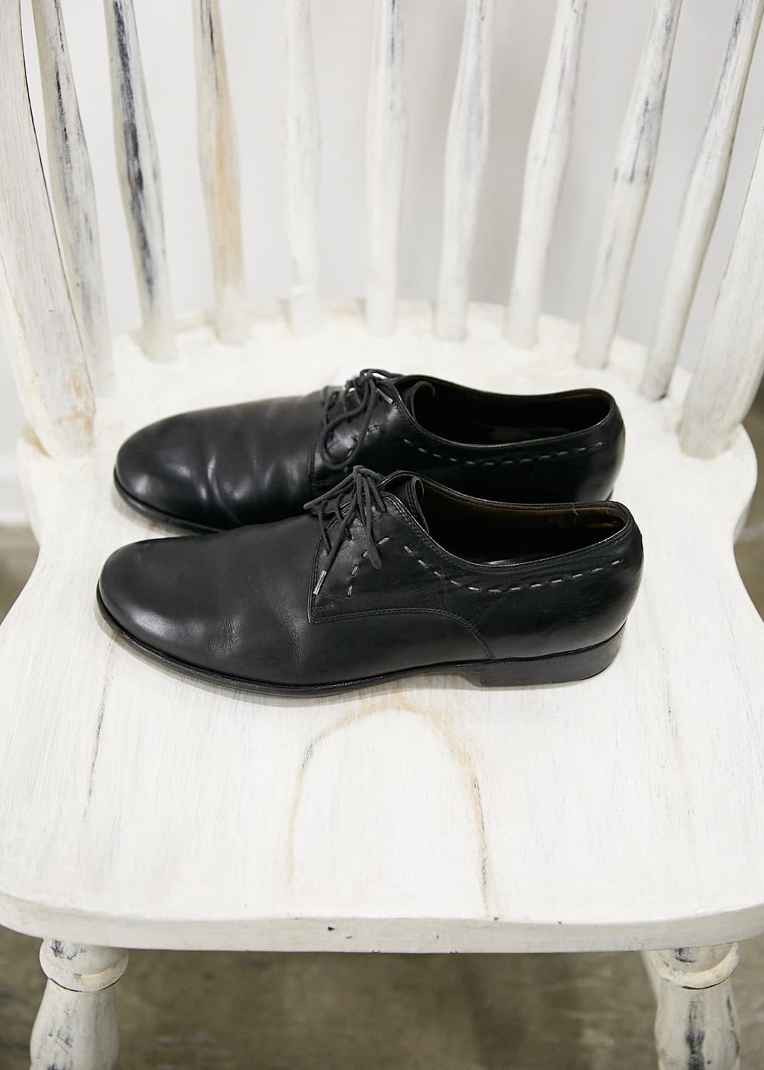 Side Stitched Lace-up Shoes 상품이미지1