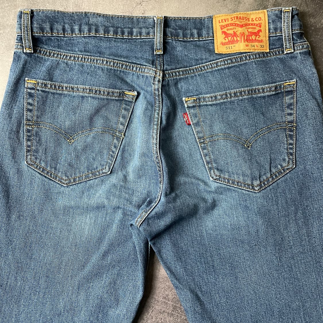 LEVI'S 리바이스511 슬림 스트레이트핏 코튼 데님 팬츠 A00621 상품이미지6