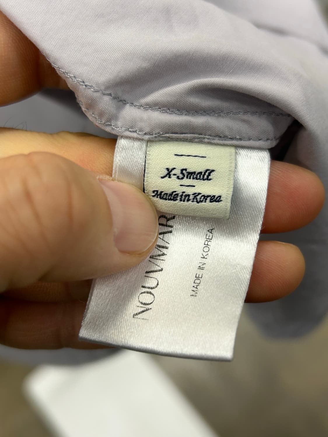 NOUVMAREE 셔츠 라이트그레이 상품이미지6