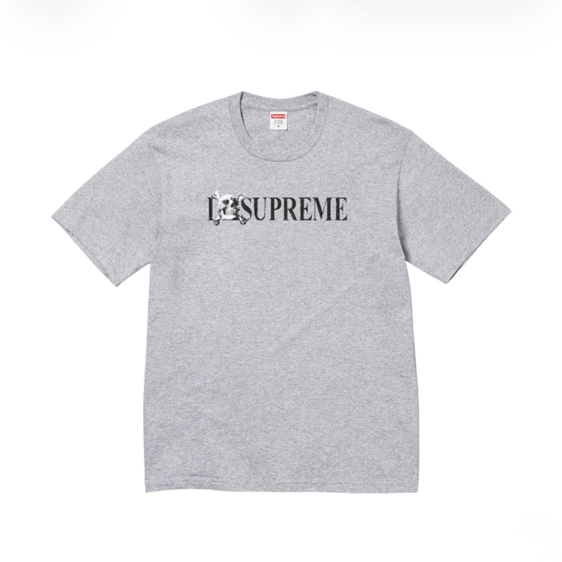 슈프림 스컬 티셔츠 헤더 그레이 상품이미지1