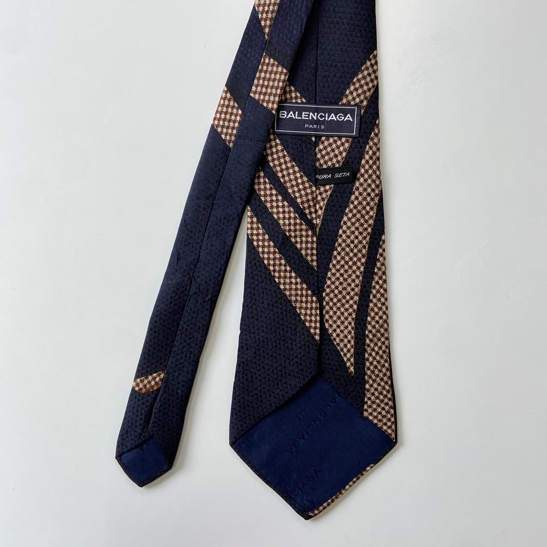 BALENCIAGA 발렌시아가 정품 명품 장폭 넥타이  상품이미지3