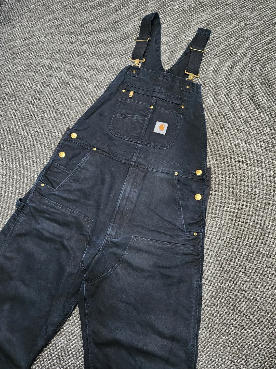 칼하트 블랙 오버롤  34 사이즈  상품이미지8
