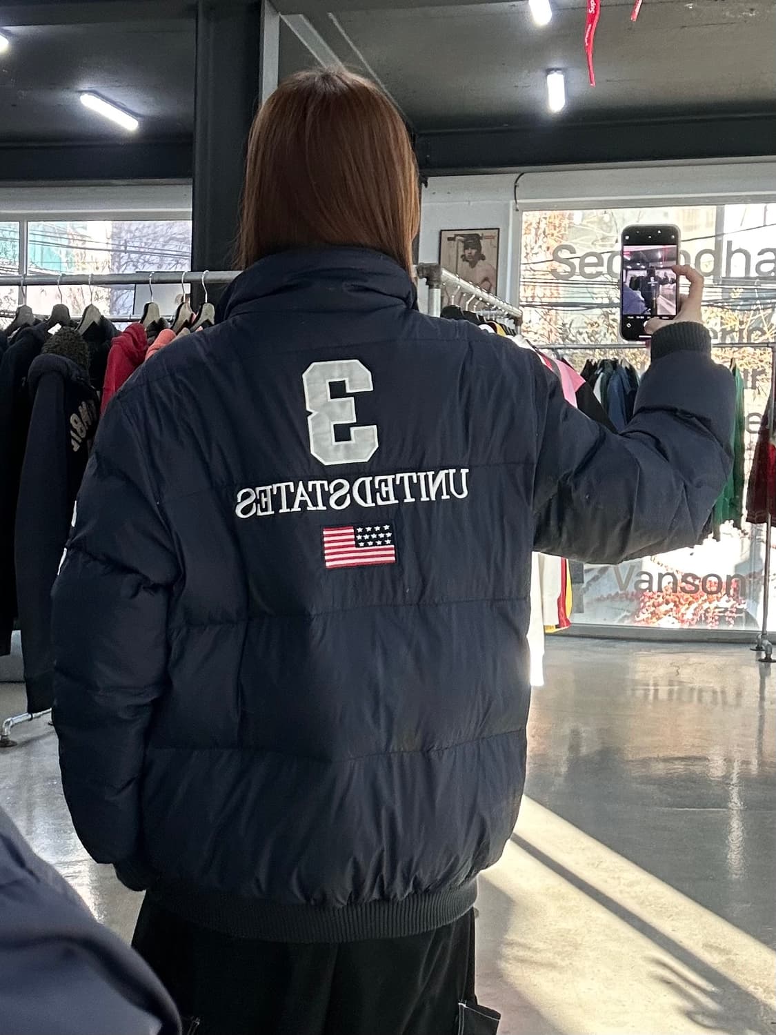 폴로랄프로렌 US성조기 빅포니 넘버링 푸퍼자켓2XL 상품이미지2