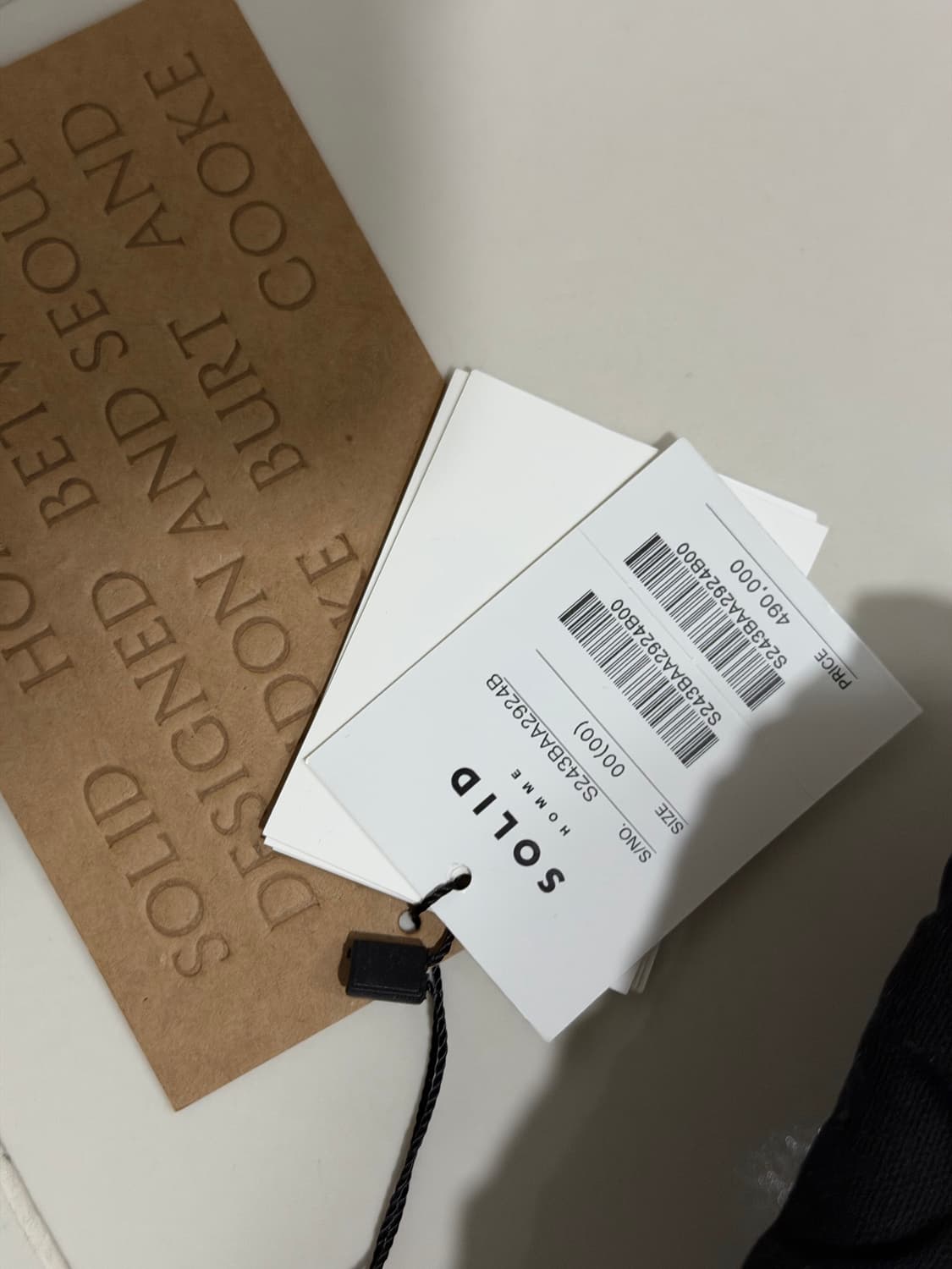 솔리드옴므 스태판쿡 백 상품이미지4